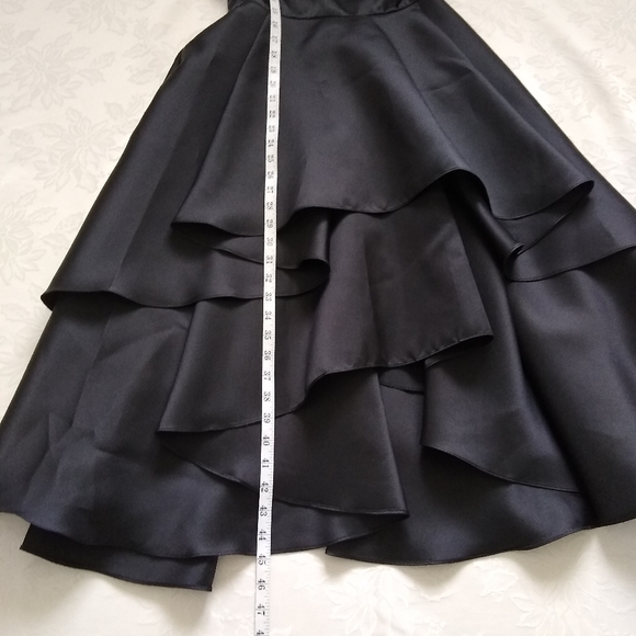 Adrianna Papell Mikado tiered fit & flate dress - Picture 7 of 9